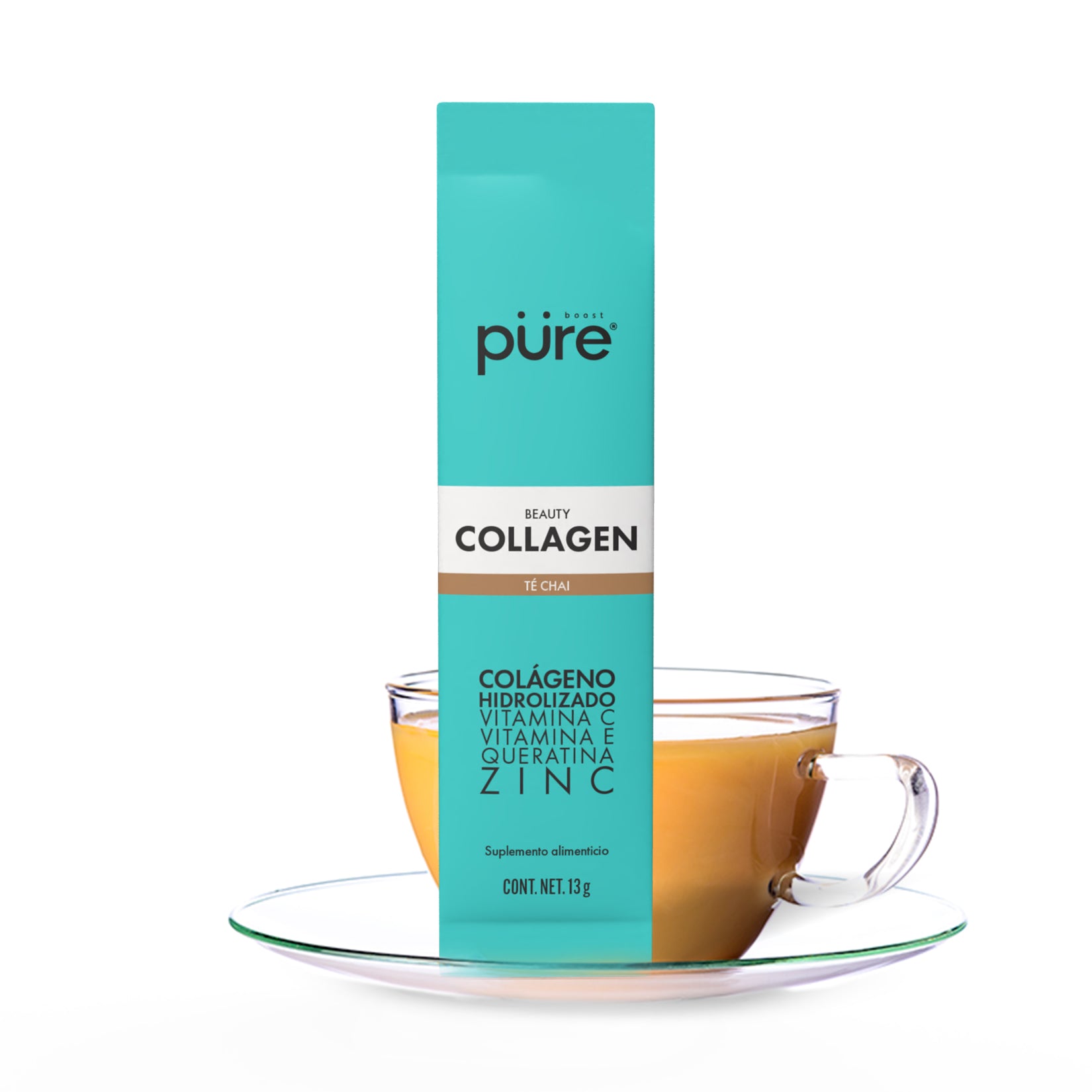 BEAUTY • Colágeno para cabello, piel y uñas • Chai