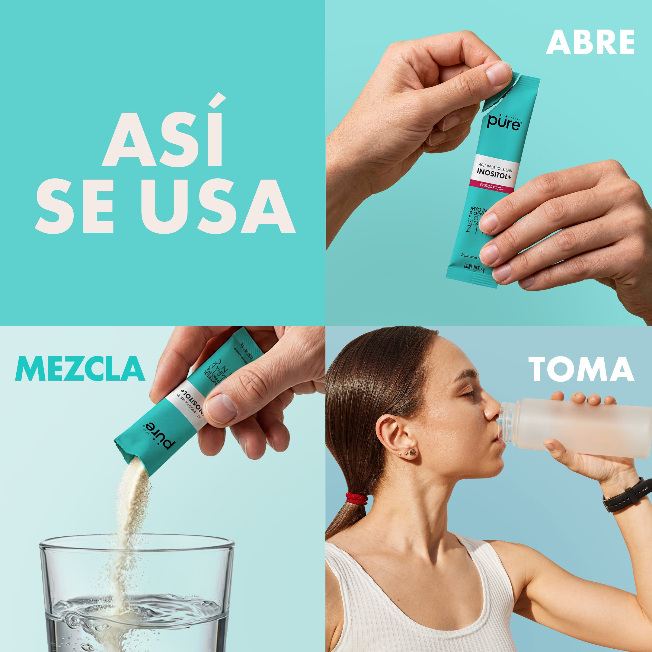 INOSITOL • Myo & D-Chiro Inositol para SOMP