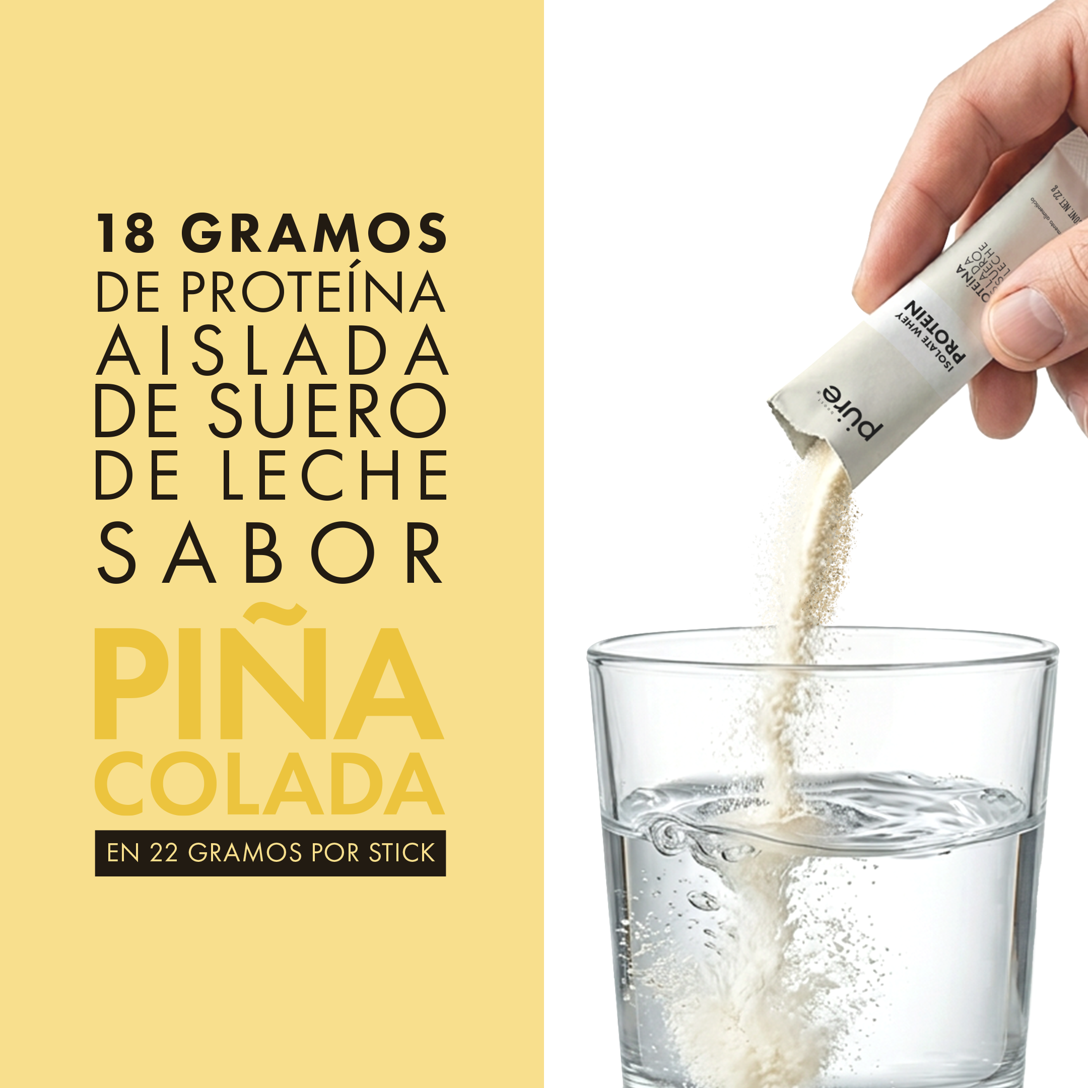 PROTEÍNA • Piña colada