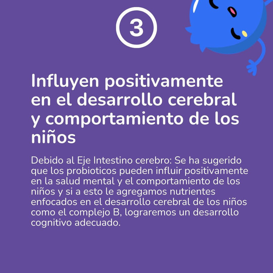 Probioticos Microbiot + vitaminas diarias yujü para niños